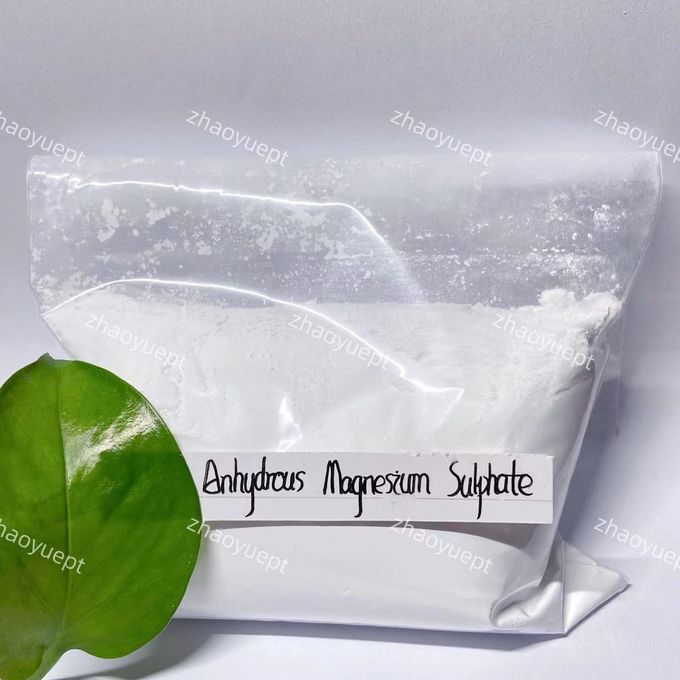 흰색 무수성 마그네슘 황산 분말 CAS 7487-88-9 물에 녹는 0